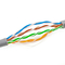 Grey PVC Jacket Cat5e Data Lan Cable UTP 24AWG Bare Copper Conductor