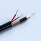 LSZH Jacket 48W CCTV Coaxial Cable With Power HDPE Insulation