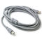 Gray A Male To B Male Data Transfer USB 2.0 Cable 5M Customized
